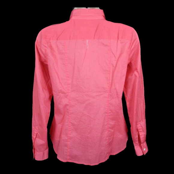 SOLD - Ann Taylor Loft Semi-Sheer The Softened Shirt - Picture 2 of 3